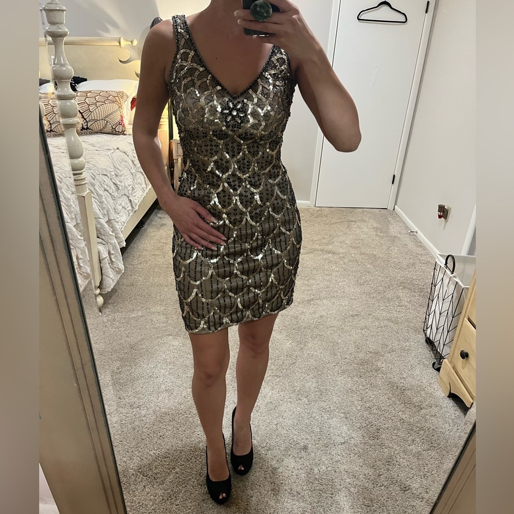 Gorgeous Sue Wong Nocturne Cocktail Dress